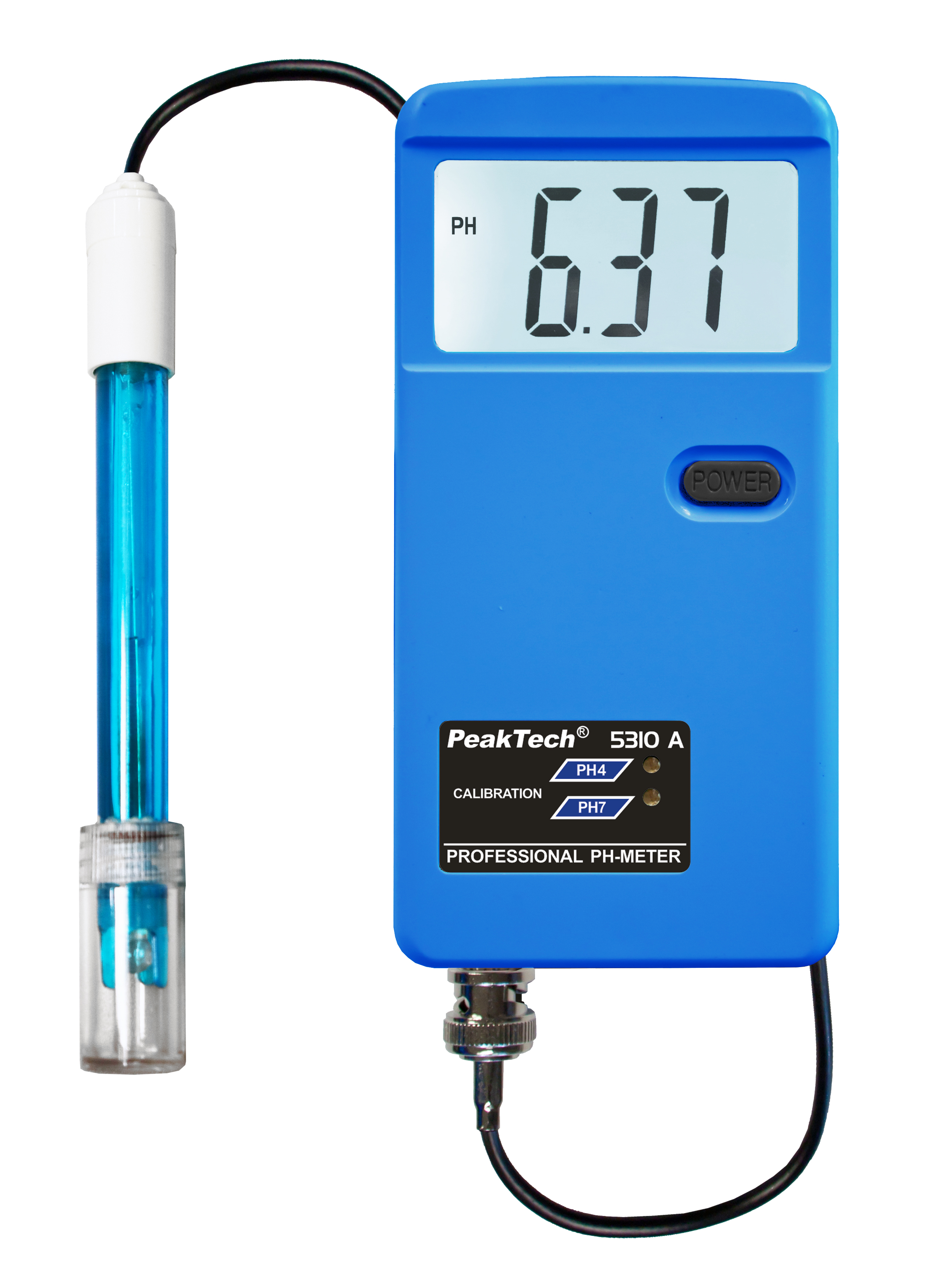 «PeakTech® P 5310 A» PHMessgerät mit Kabelsonde